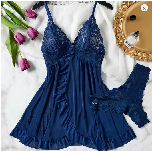 Nuisette Festive – Dentelle Florale